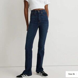 MADEWELL Skinny Flare Jeans in Colleton Wash. Size 25X31